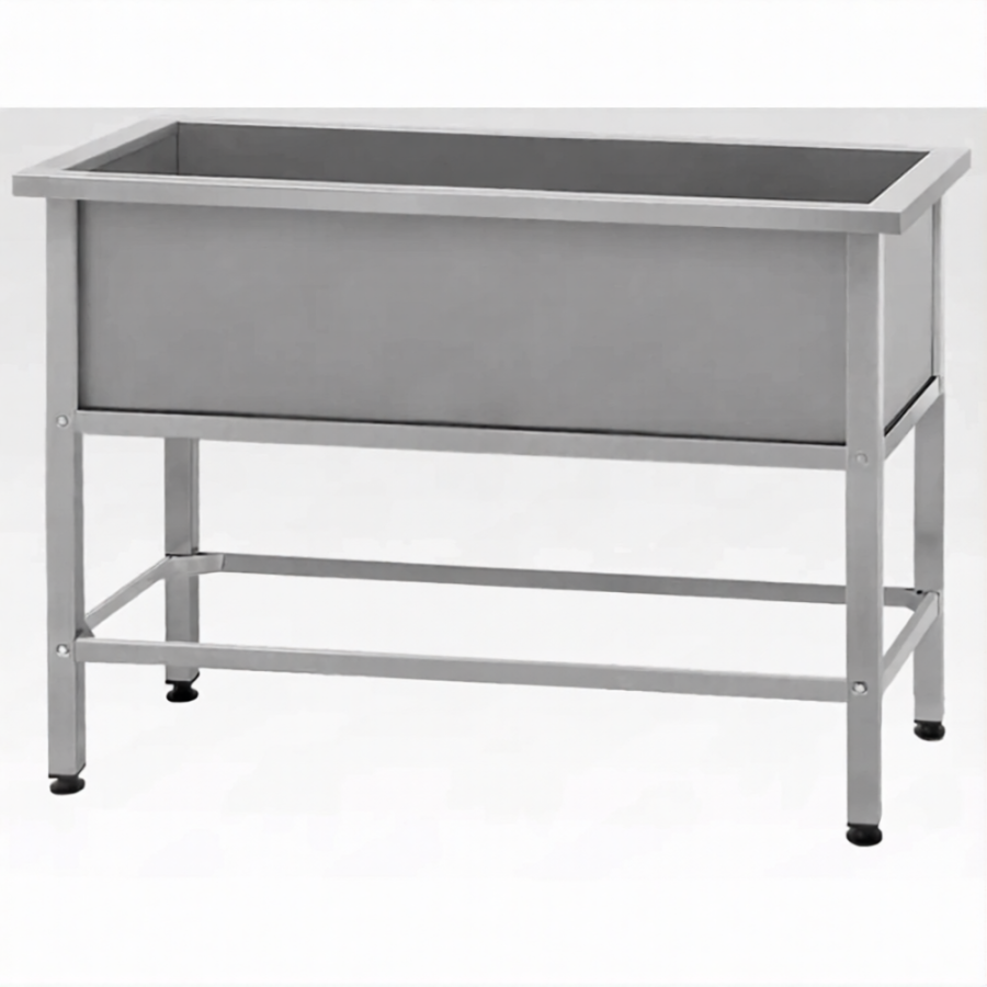 Ванна моечная ВМСн 1010 (860х1010х530)  1 м/о 350х910х430 (ножка проф., тр. 40х40)