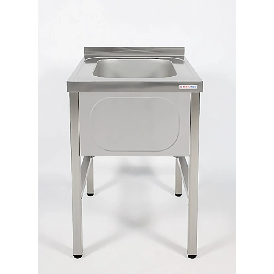 Ванна моечная односекционная цельнотянутая с бортом ВМЦ-1/6/7-Б