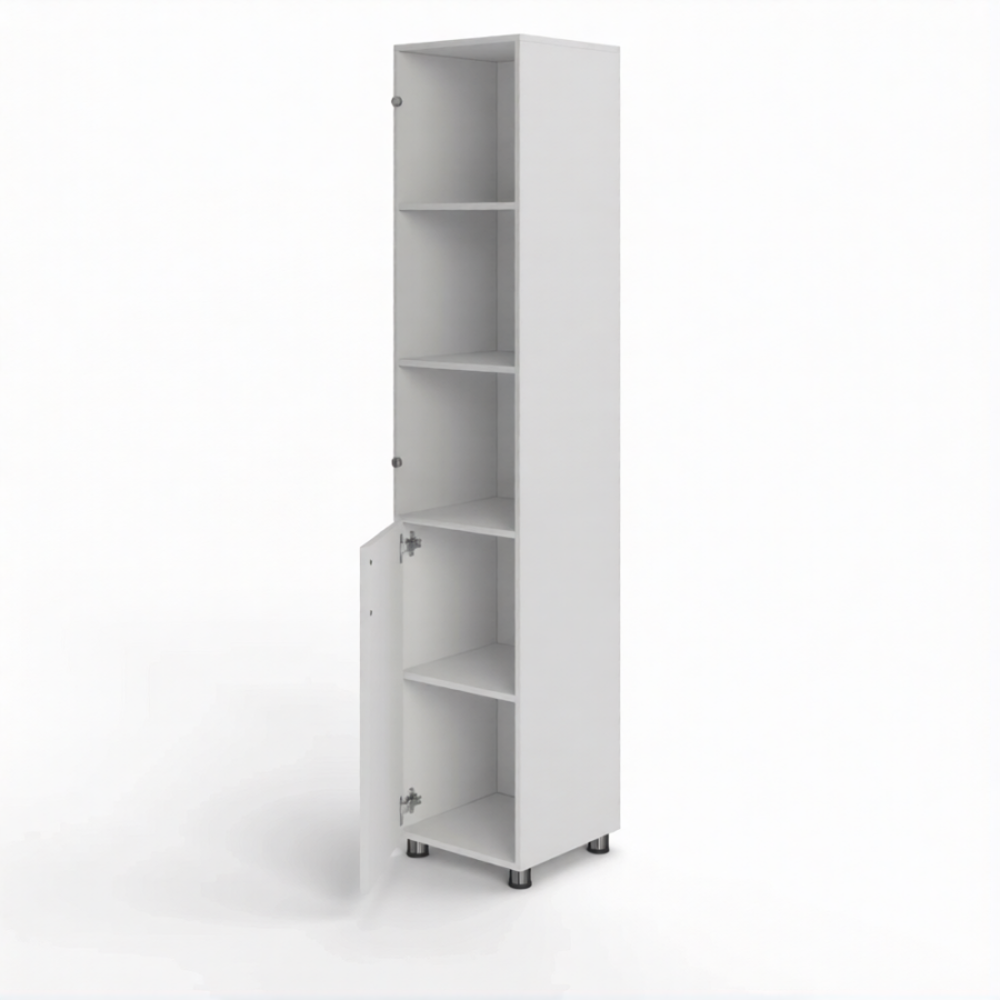 Шкаф для документов П-24.1 (ЛДСП белый)