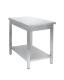 СТОЛ универсальный Luxstahl СПУ-12/7 со сплошной полкой нерж.