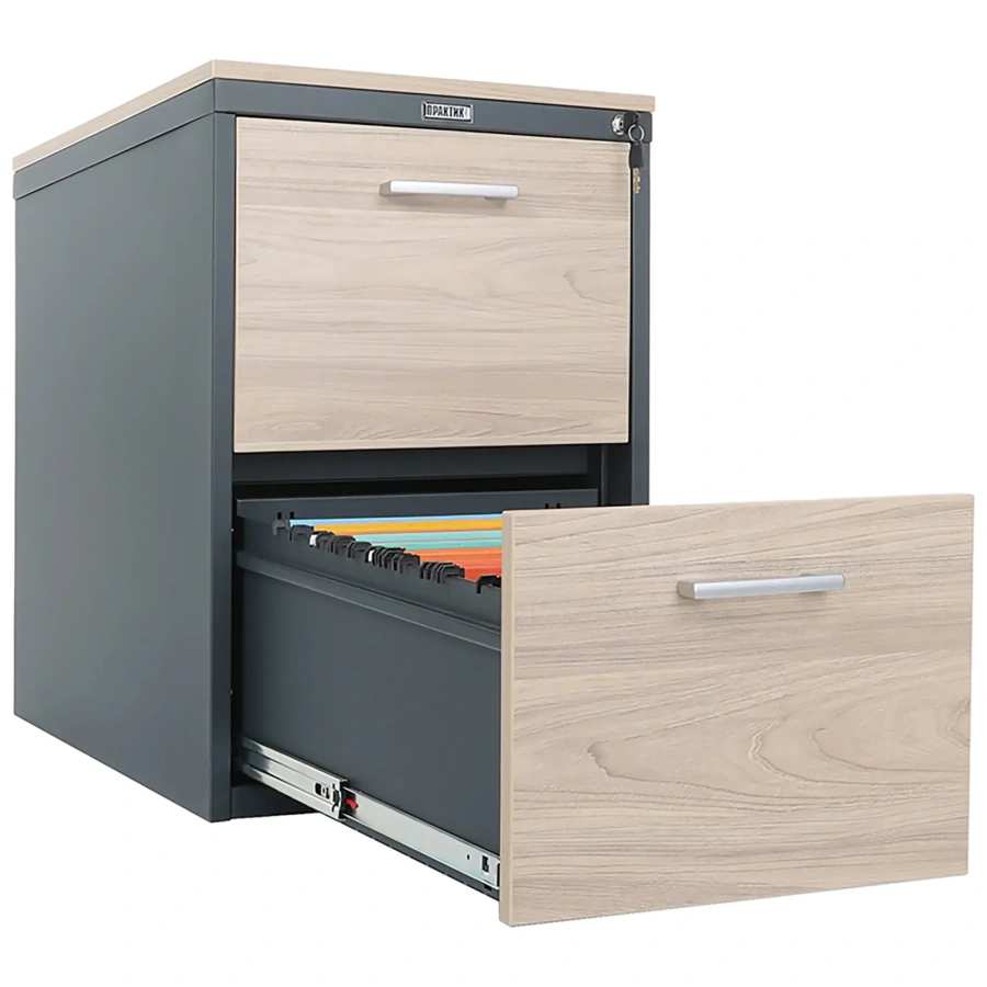 Картотечный шкаф ПРАКТИК AFC-02LC