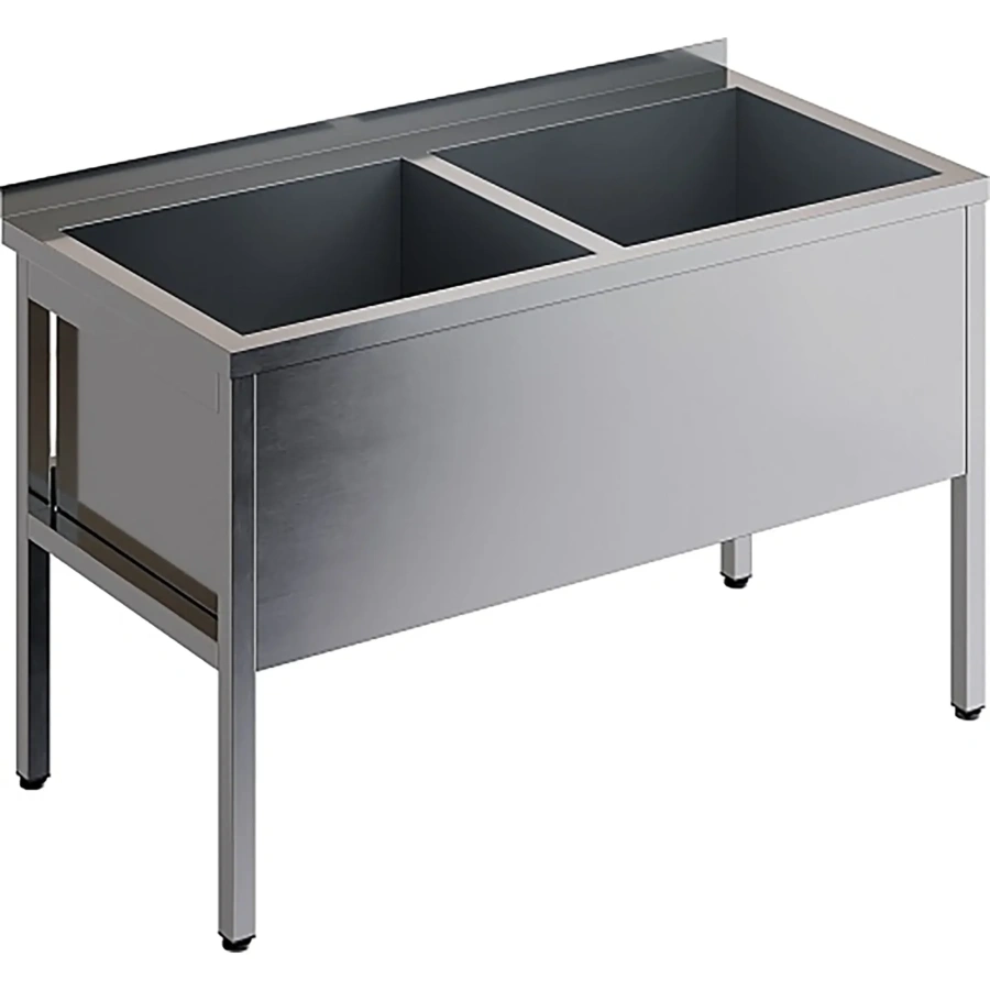 Ванна котломоечная с бортом ВМСК-2/14/7-Б