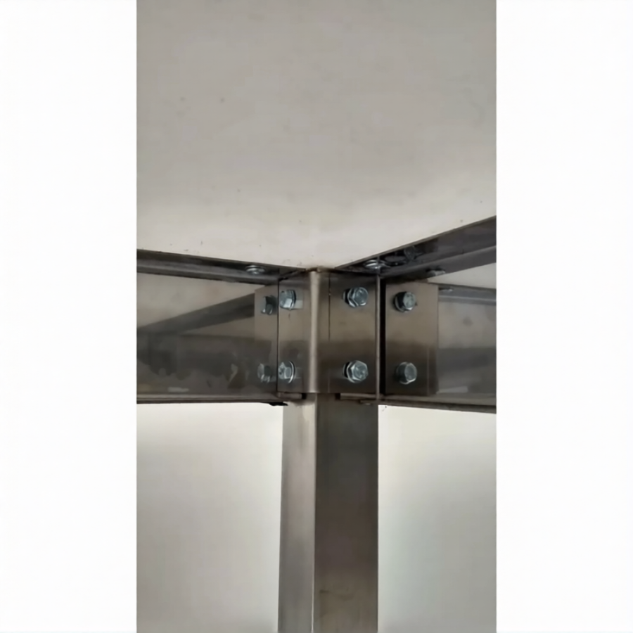 Стол производственный СПРп - 860х600х600 «Profi Ral», борт (полка-решетка)