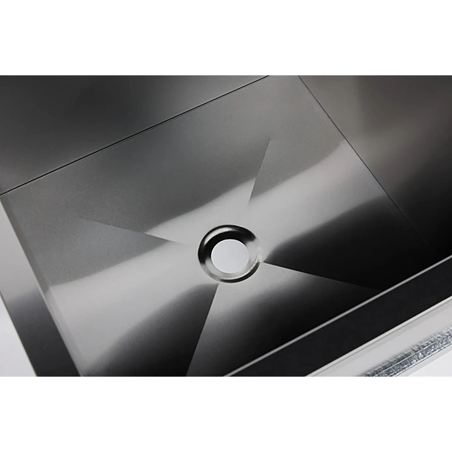 Ванна моечная двухсекционная с бортом ВМС-2/4-Б-ЭЦ